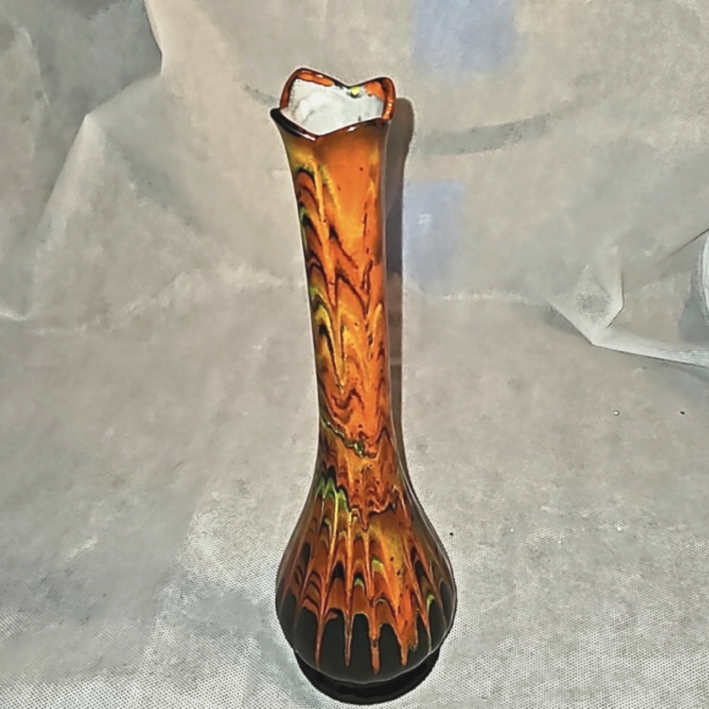 Vintage Drip Glaze Vase Ceramic